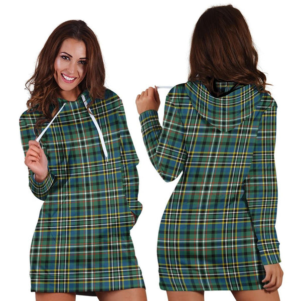 SCOTT GREEN ANCIENT Tartan Classic Hoodie Dress