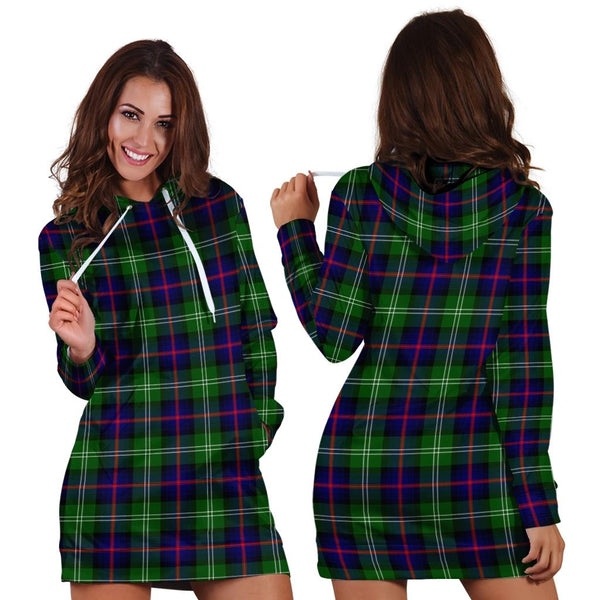 Sutherland Modern Tartan Classic Hoodie Dress