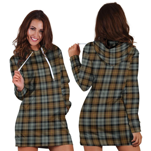 Gordon Weathered Tartan Classic Hoodie Dress