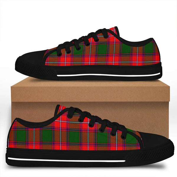 Rattray Modern Tartan Classic Crest Low Top Shoes