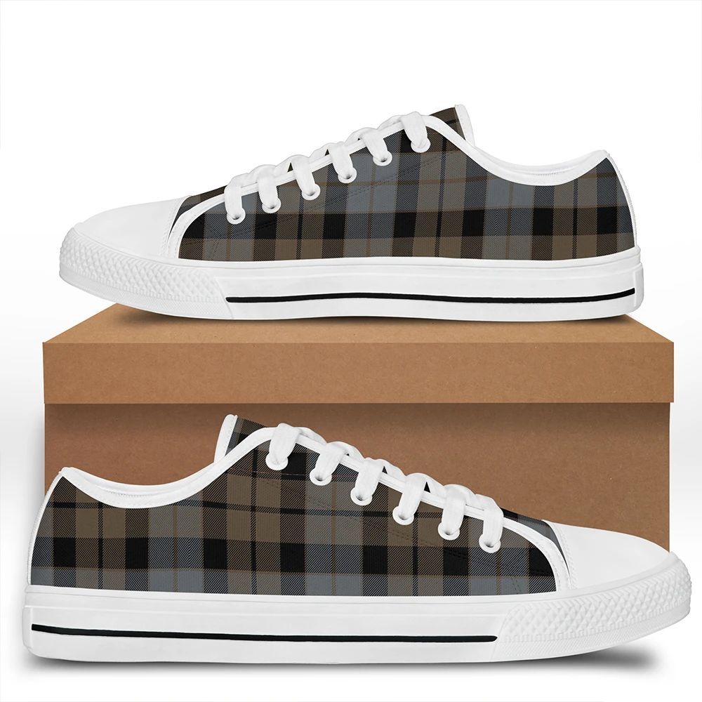 MacKay Weathered Tartan Classic Low Top Shoes