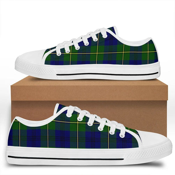 Johnston Modern Tartan Classic Low Top Shoes