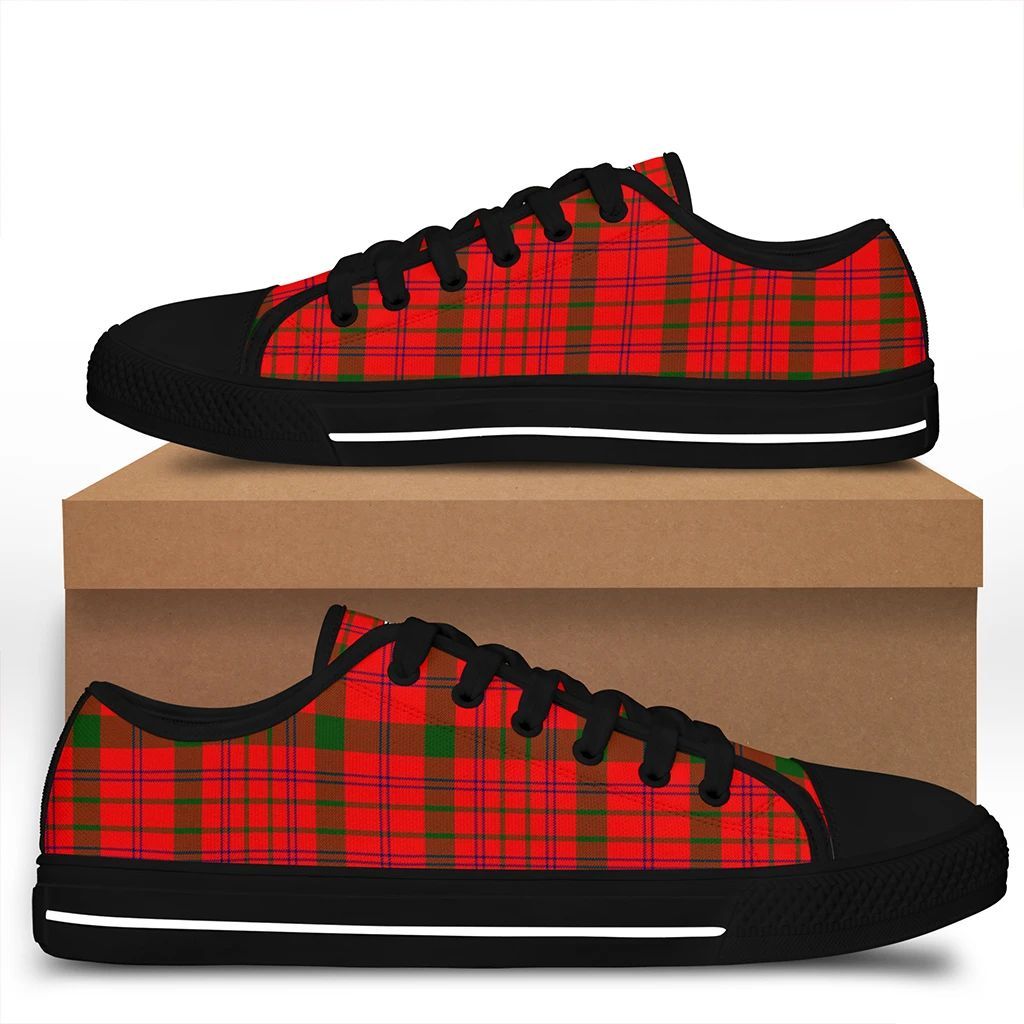 MacDonnell of Keppoch Modern Tartan Classic Crest Low Top Shoes