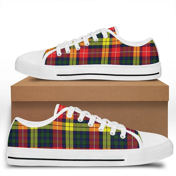 Buchanan Modern Tartan Classic Low Top Shoes