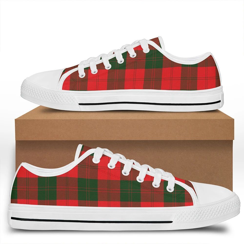 Erskine Modern Tartan Classic Low Top Shoes