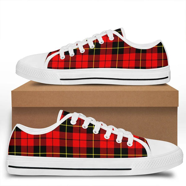 Wallace Hunting - Red Tartan Classic Low Top Shoes