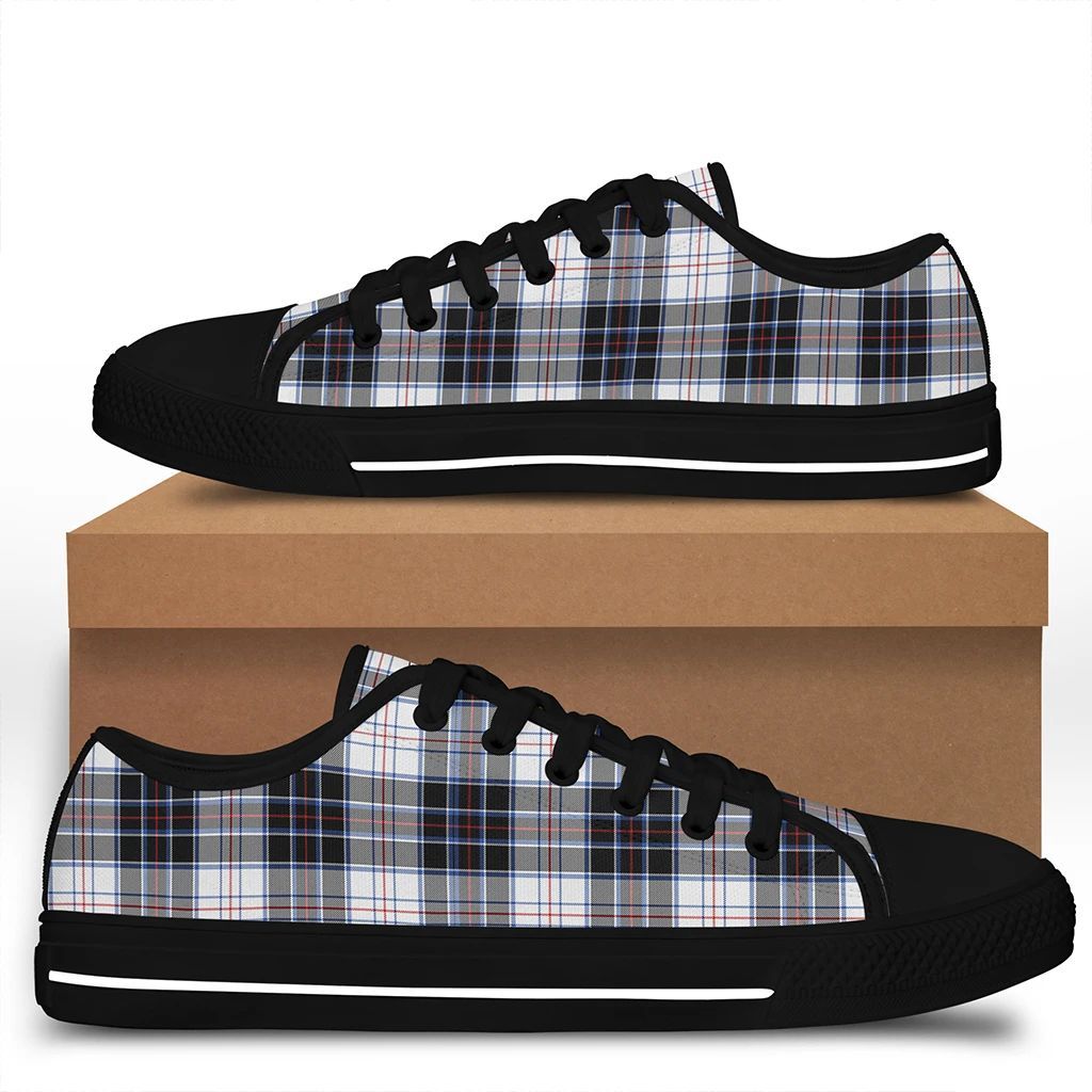 MacRae Dress Modern Tartan Classic Crest Low Top Shoes