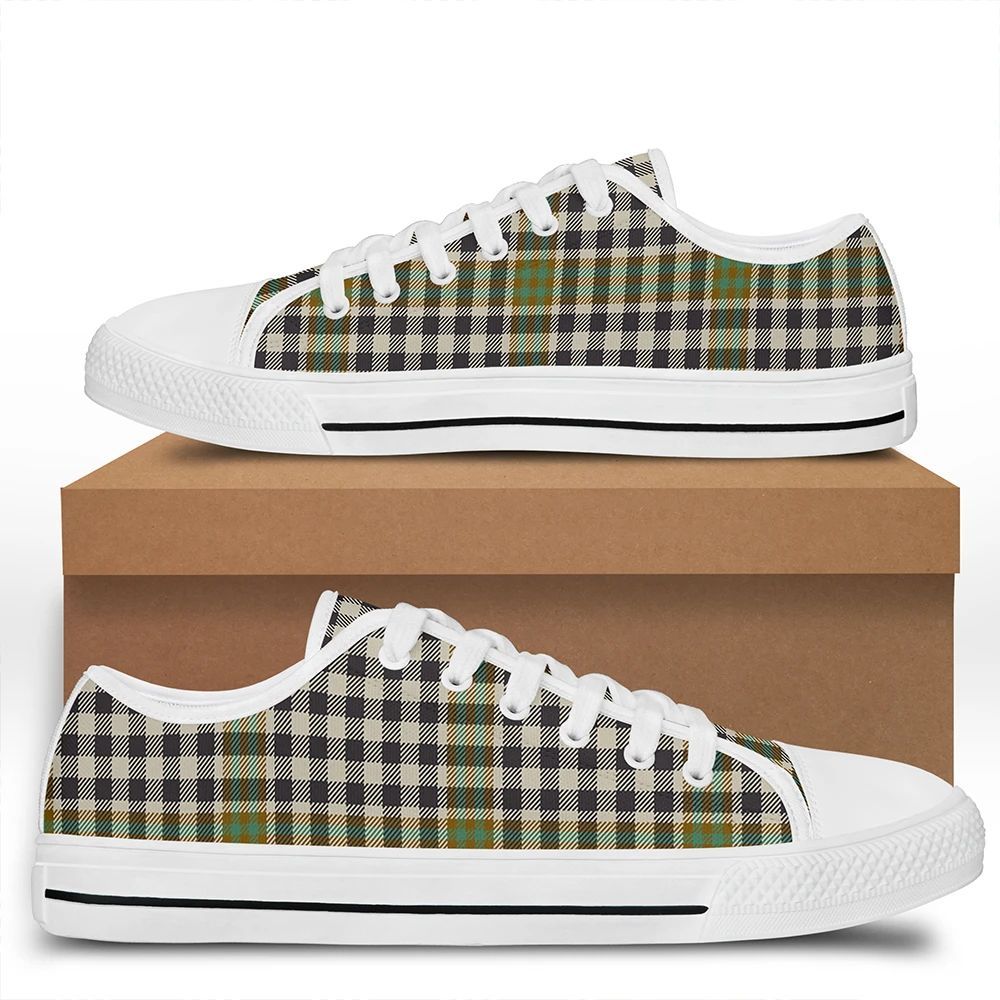 Burns Check Tartan Classic Low Top Shoes