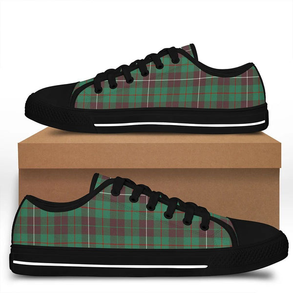 MacKinnon Hunting Ancient Tartan Classic Crest Low Top Shoes