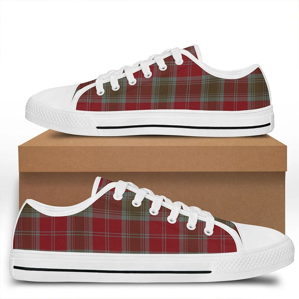 Lindsay Weathered Tartan Classic Low Top Shoes