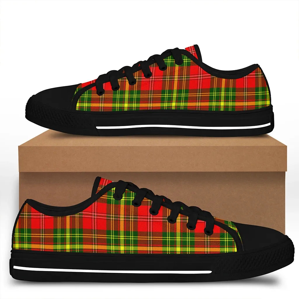 Leask Tartan Classic Crest Low Top Shoes