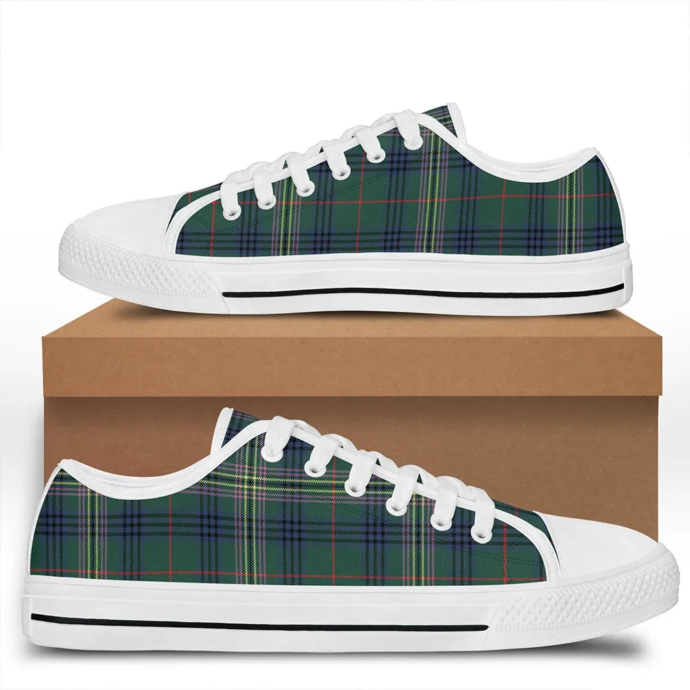 Kennedy Modern Tartan Classic Low Top Shoes