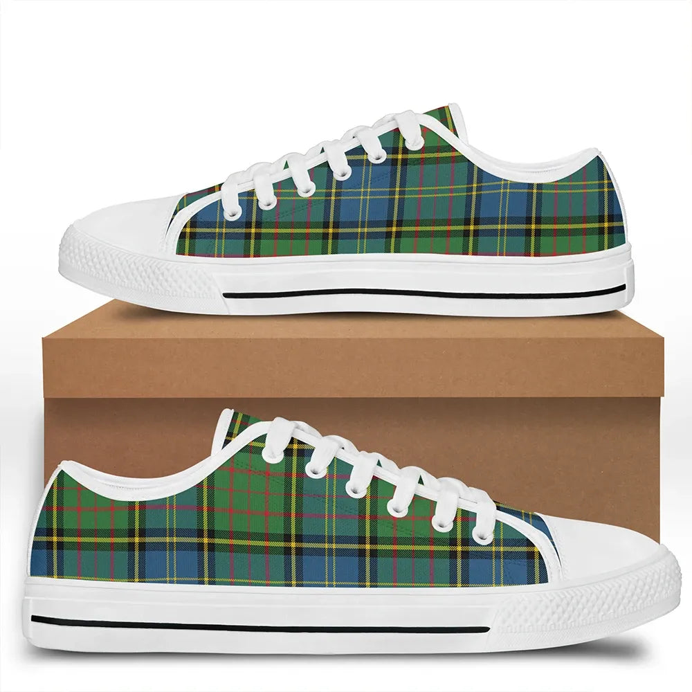 MacMillan Hunting Ancient Tartan Classic Low Top Shoes