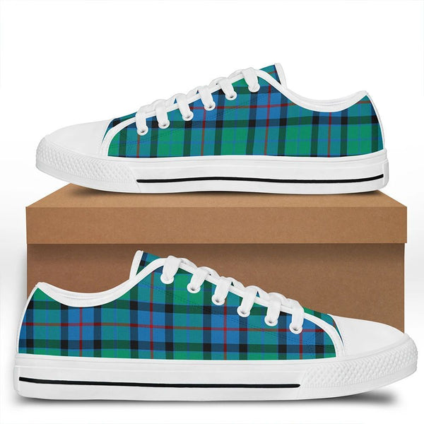 Flower Of Scotland Tartan Classic Low Top Shoes