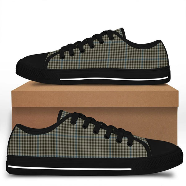 Haig Check Tartan Classic Crest Low Top Shoes