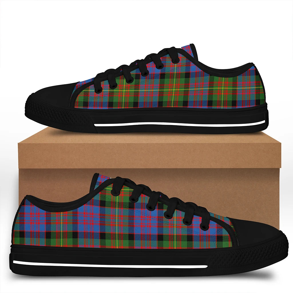 Carnegie Ancient Tartan Classic Crest Low Top Shoes