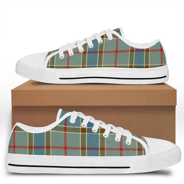 Balfour Blue Tartan Classic Low Top Shoes