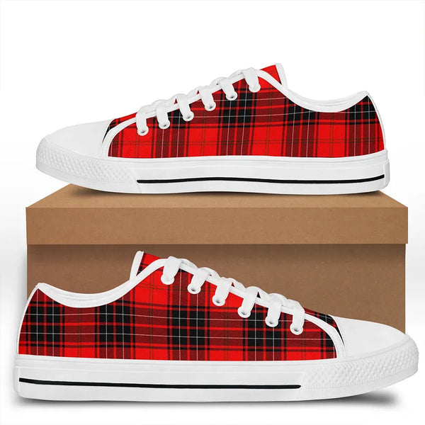 Wemyss Modern Tartan Classic Low Top Shoes