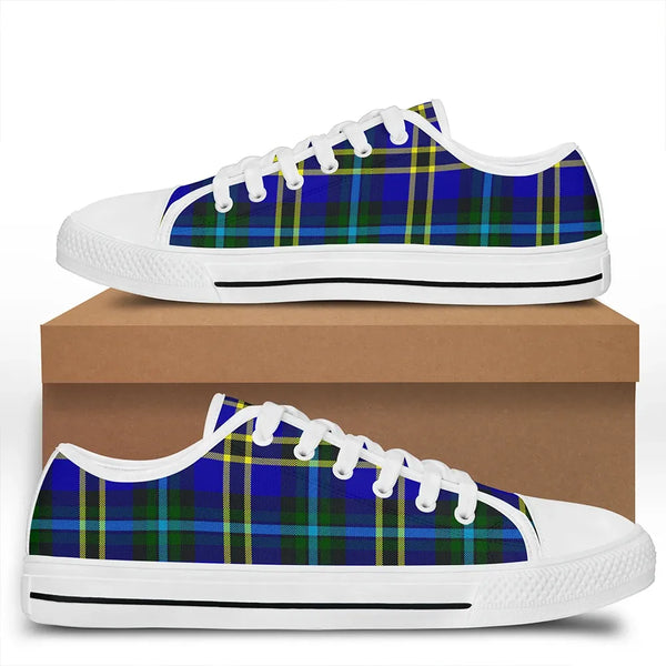 Weir Modern Tartan Classic Low Top Shoes