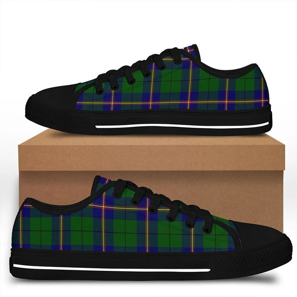 Carmichael Modern Tartan Classic Crest Low Top Shoes