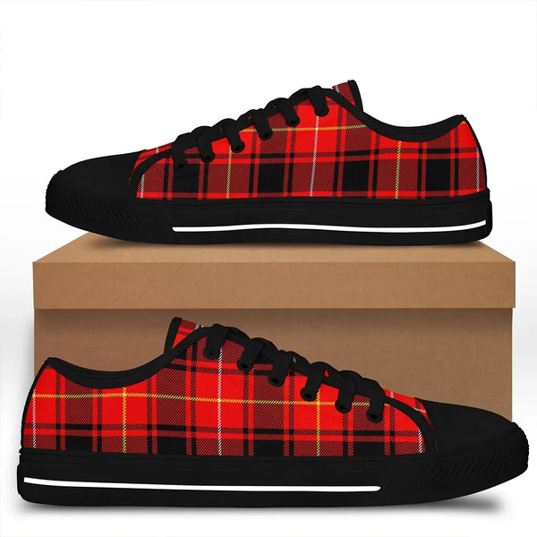 MacIver Modern Tartan Classic Crest Low Top Shoes