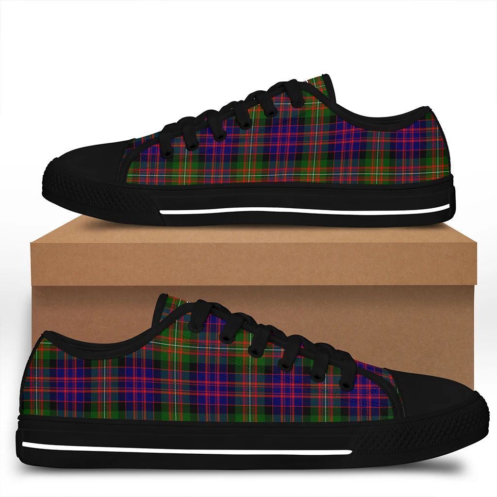 MacDonnell of Glengarry Modern Tartan Classic Crest Low Top Shoes