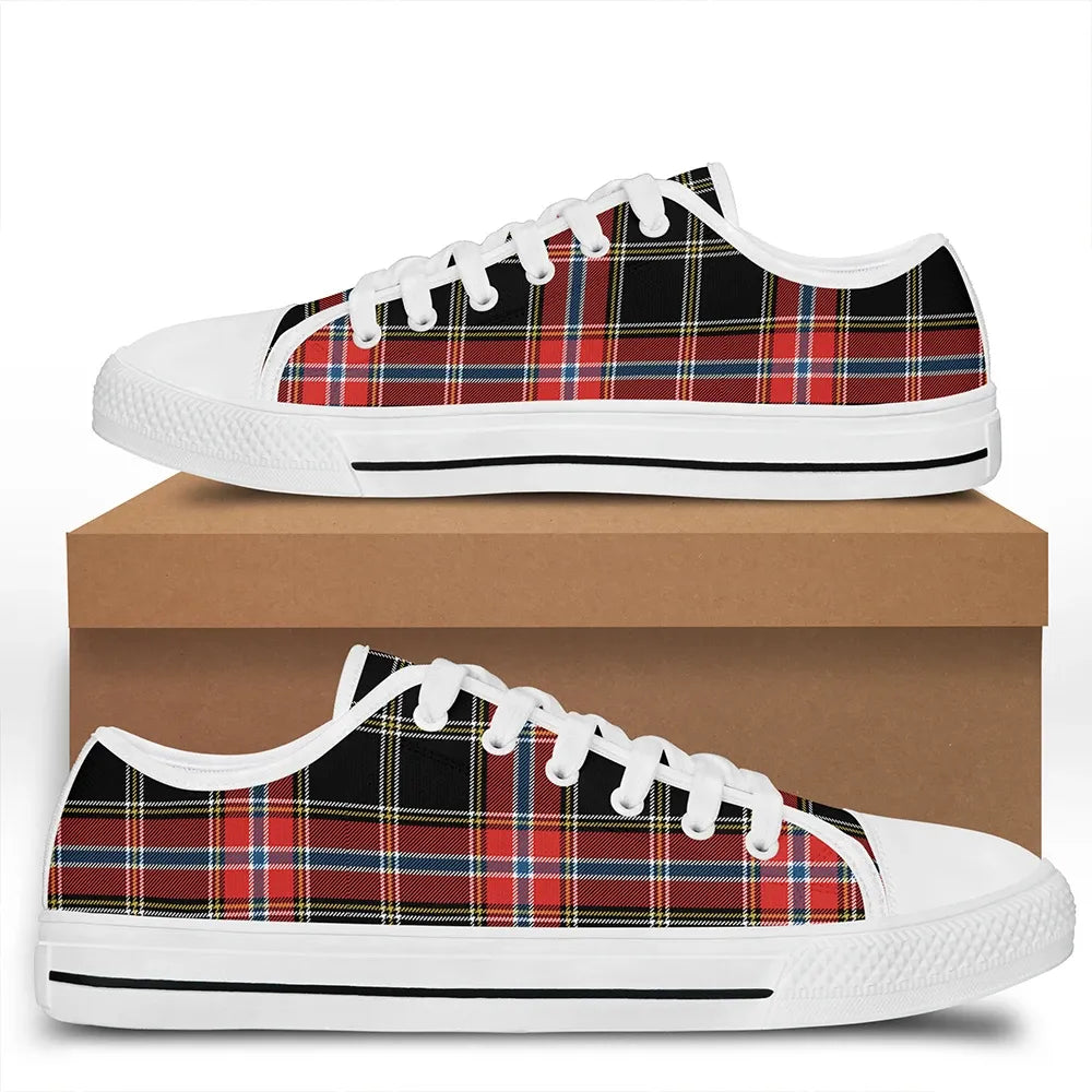 Norwegian Night Tartan Classic Low Top Shoes