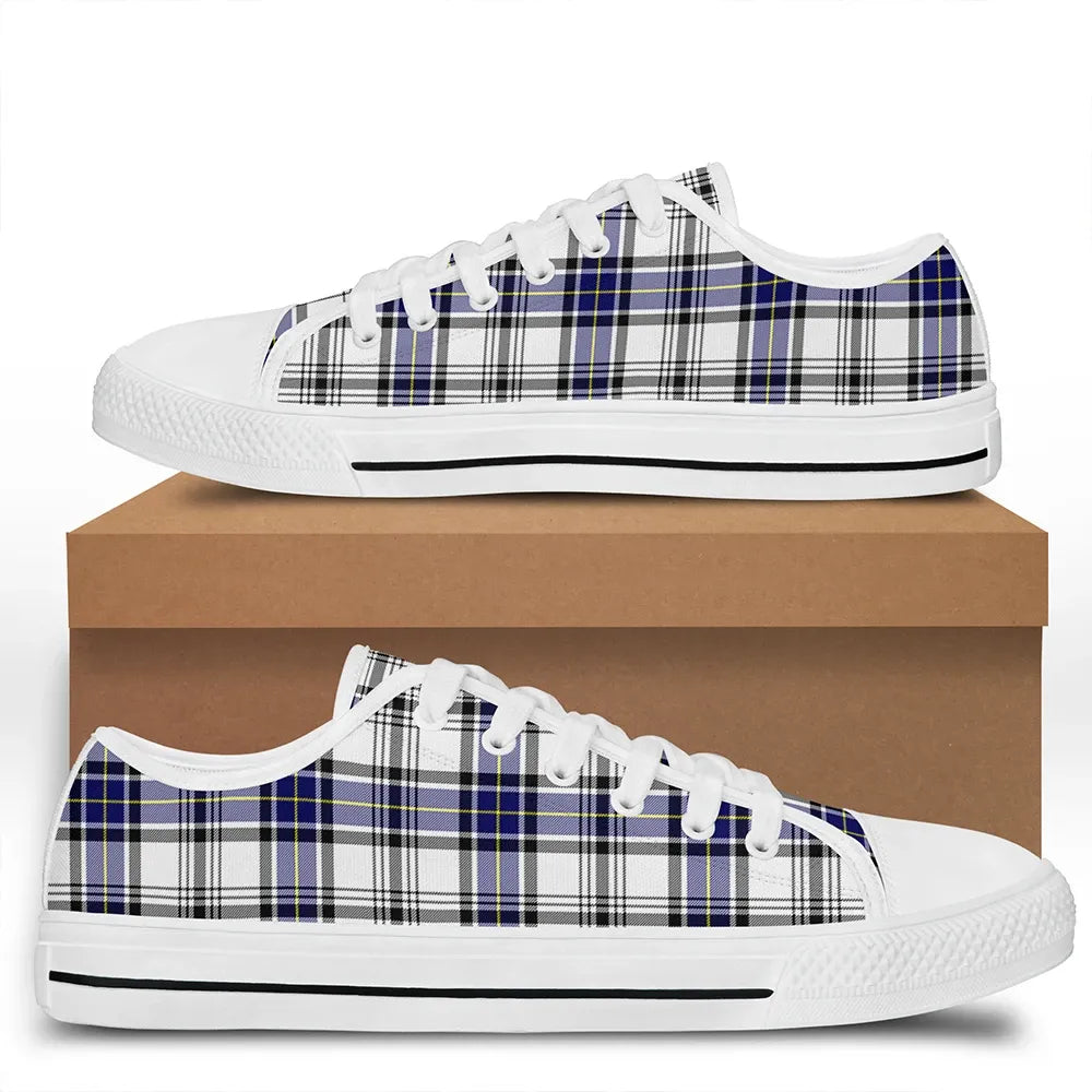 Hannay Modern Tartan Classic Low Top Shoes