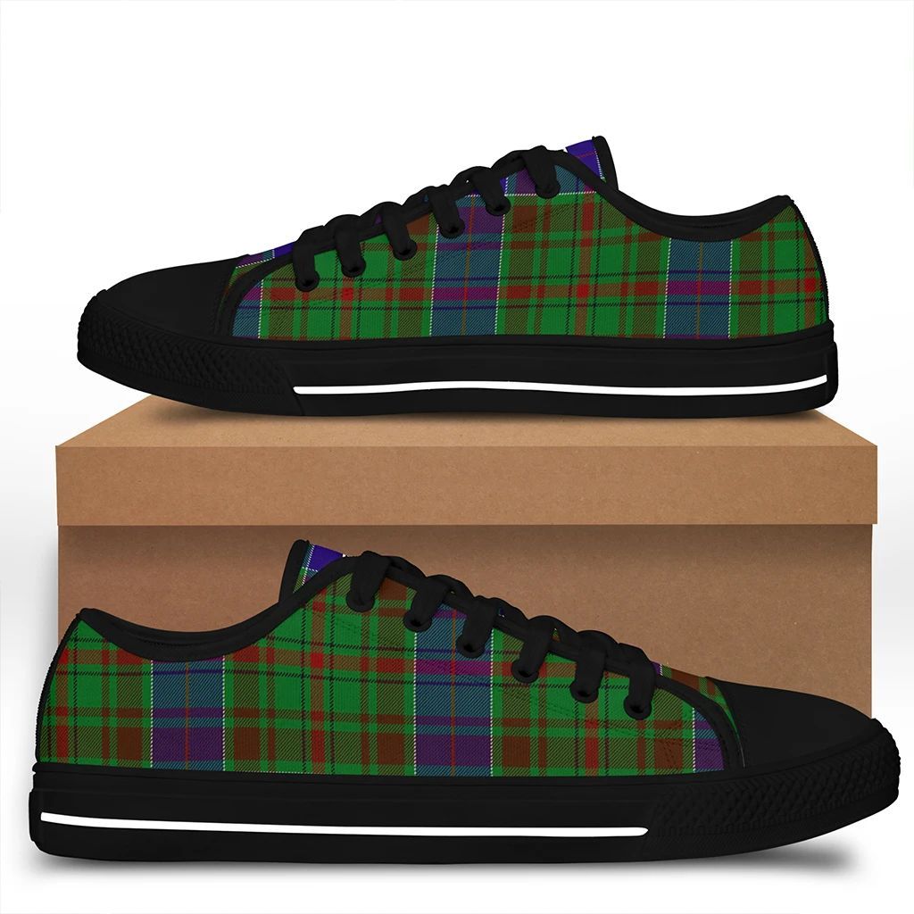 Adam Tartan Classic Crest Low Top Shoes