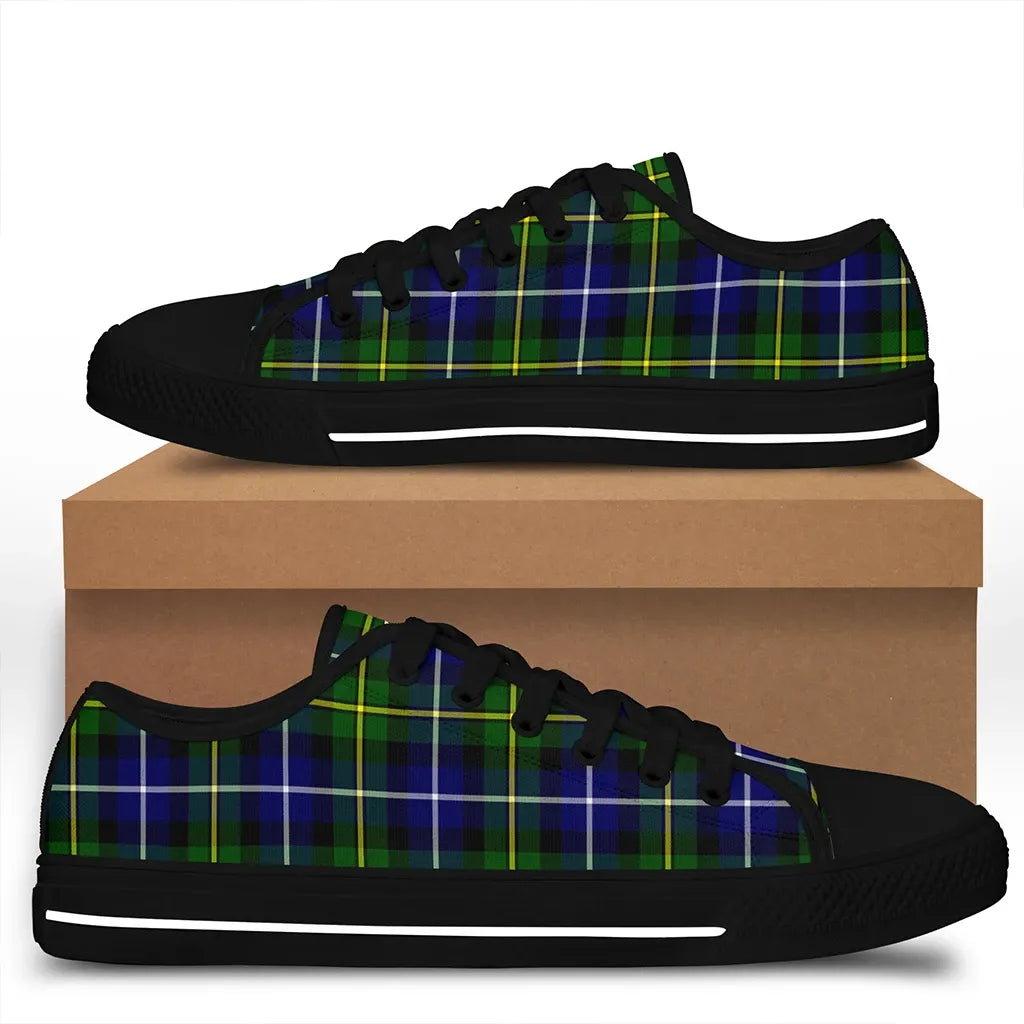 MacNeill of Barra Modern Tartan Classic Crest Low Top Shoes