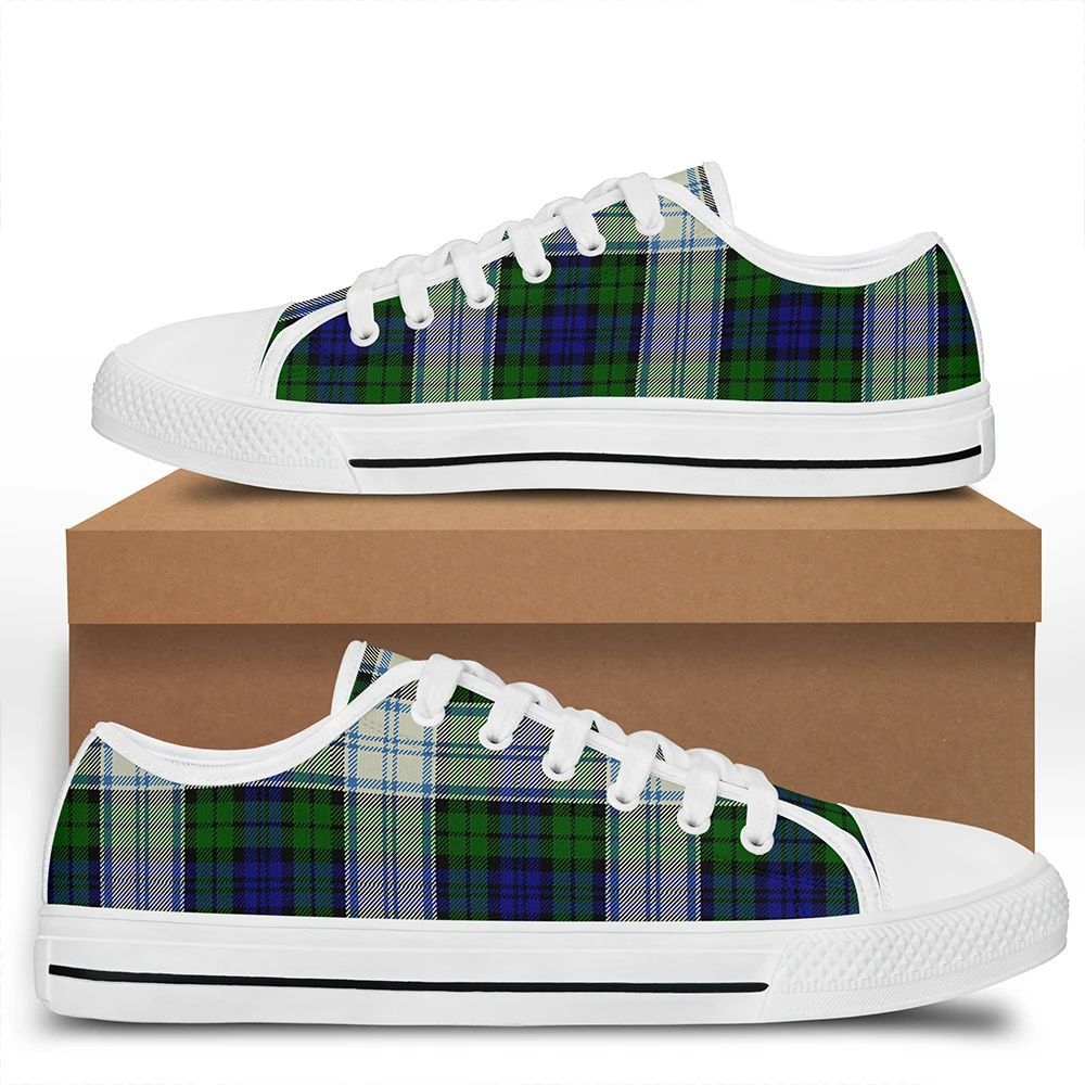 Blackwatch Dress Modern Tartan Classic Low Top Shoes