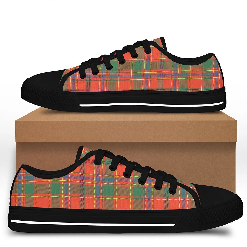 Munro Ancient Tartan Classic Crest Low Top Shoes