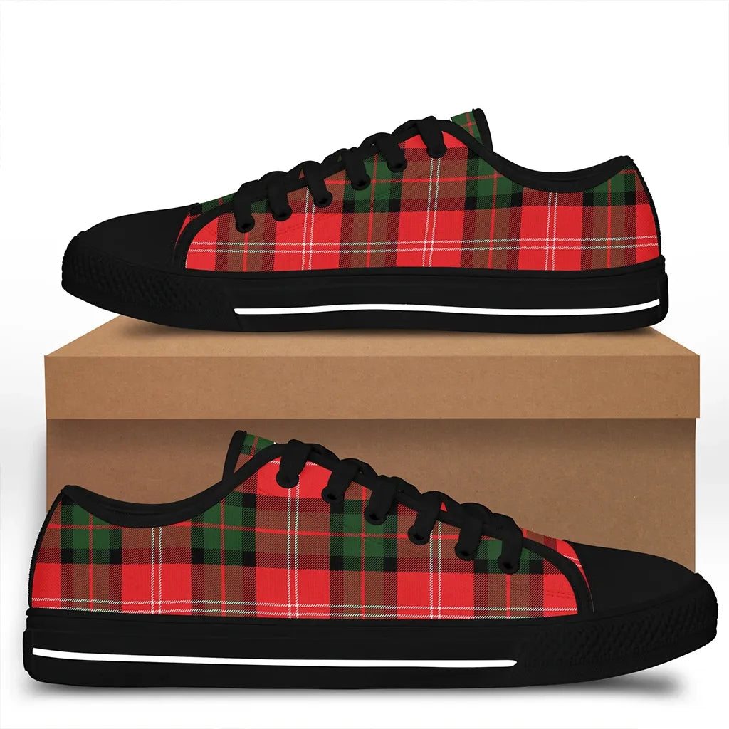 Nesbitt Modern Tartan Classic Crest Low Top Shoes