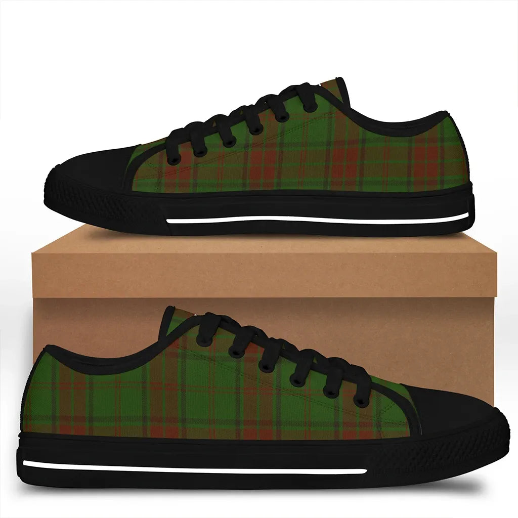 Maxwell Hunting Tartan Classic Crest Low Top Shoes