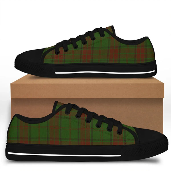 Maxwell Hunting Tartan Classic Crest Low Top Shoes