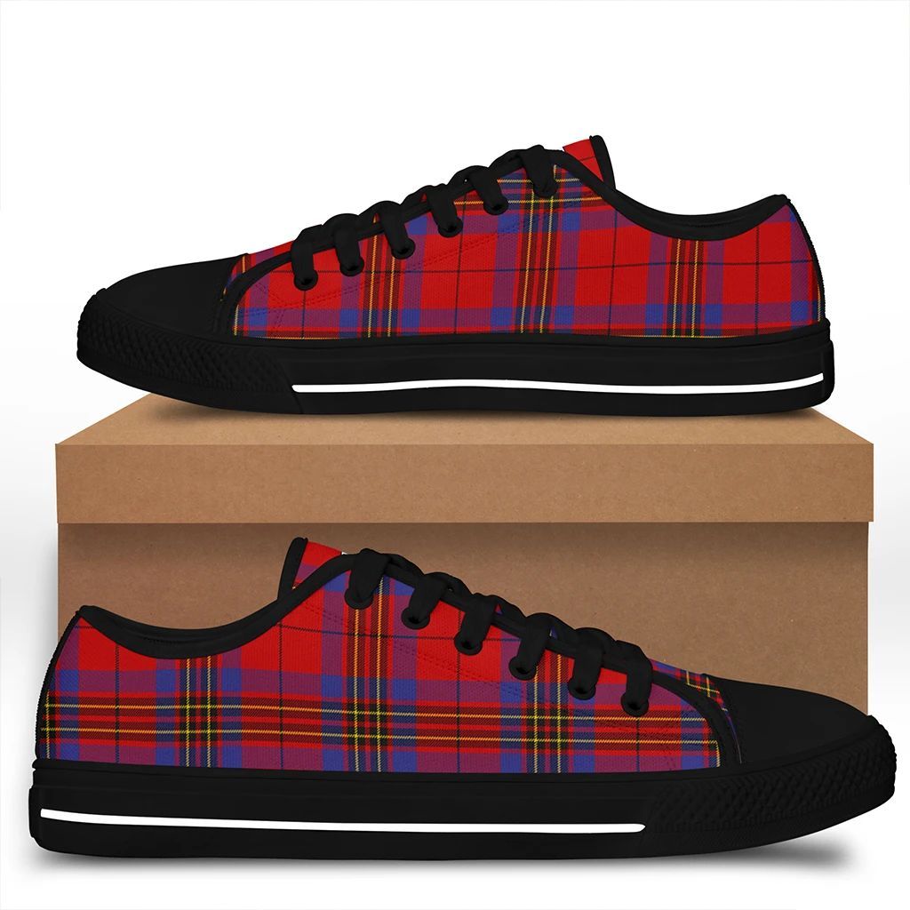 Leslie Modern Tartan Classic Crest Low Top Shoes