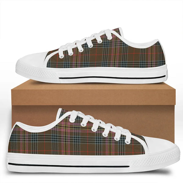 Kennedy Weathered Tartan Classic Low Top Shoes