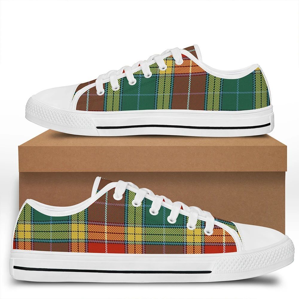 Buchanan Old Sett Tartan Classic Low Top Shoes