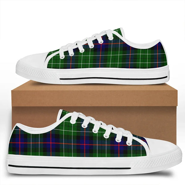 Leslie Hunting Tartan Classic Low Top Shoes