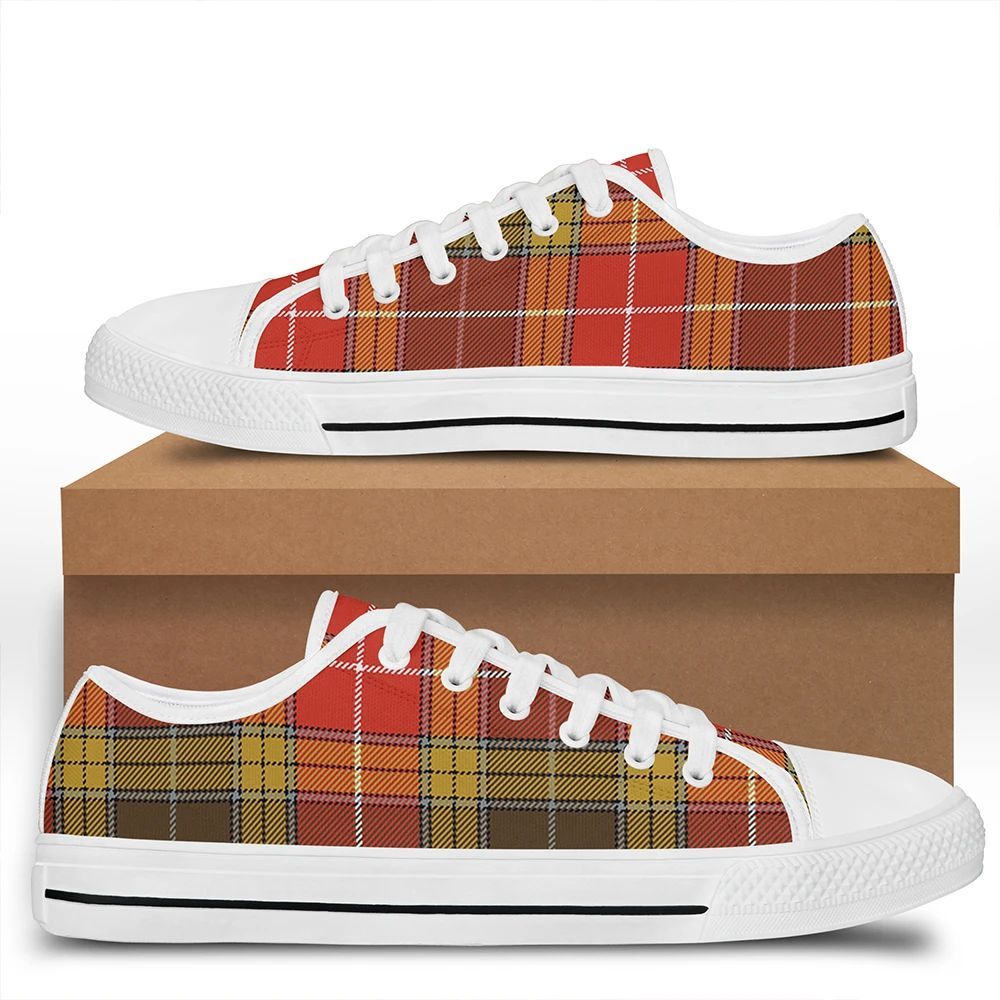 Buchanan Old Set Weathered Tartan Classic Low Top Shoes