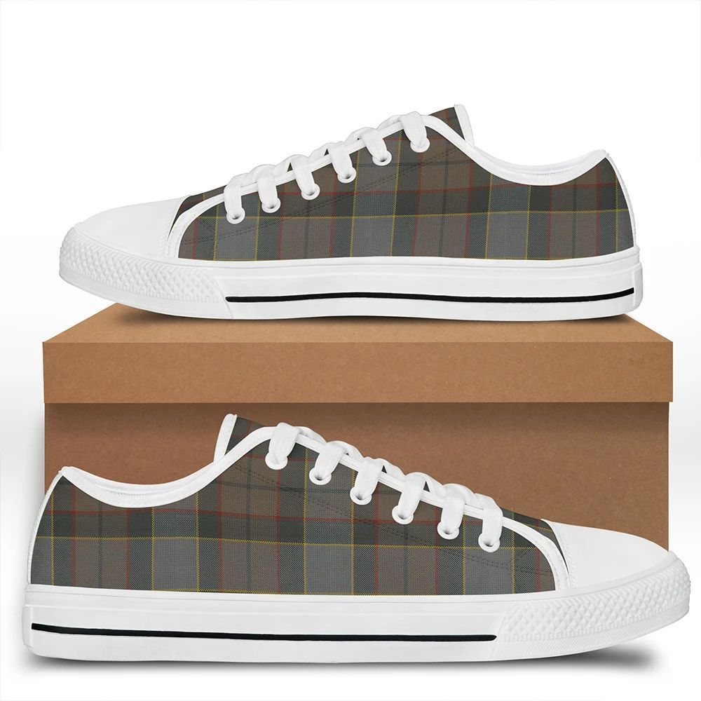 Outlander Fraser Tartan Classic Low Top Shoes