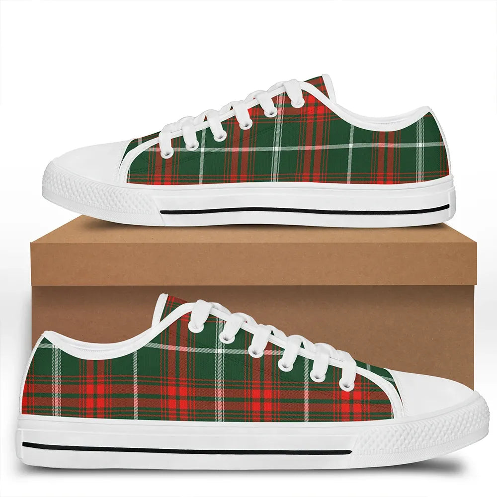 Prince of Wales Tartan Classic Low Top Shoes