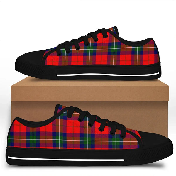 Ruthven Modern Tartan Classic Crest Low Top Shoes