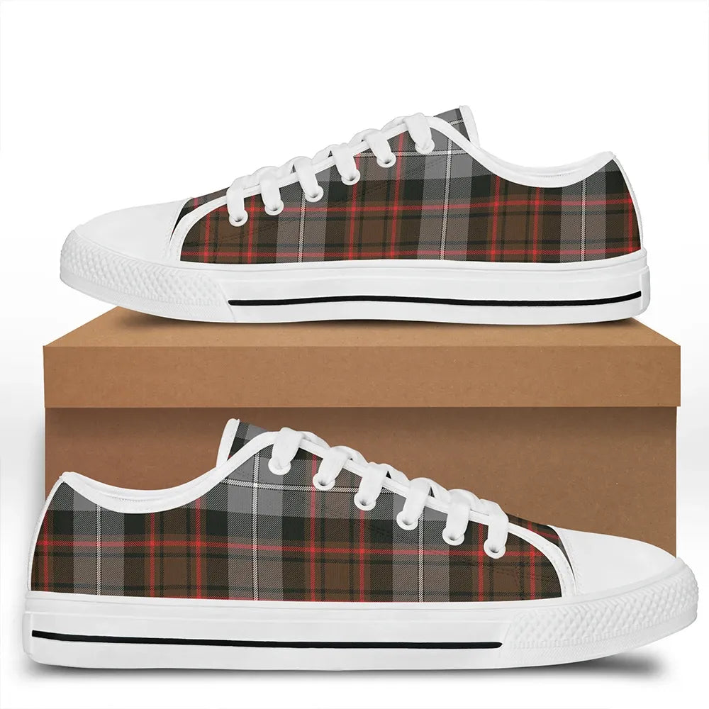 MacRae Hunting Weathered Tartan Classic Low Top Shoes