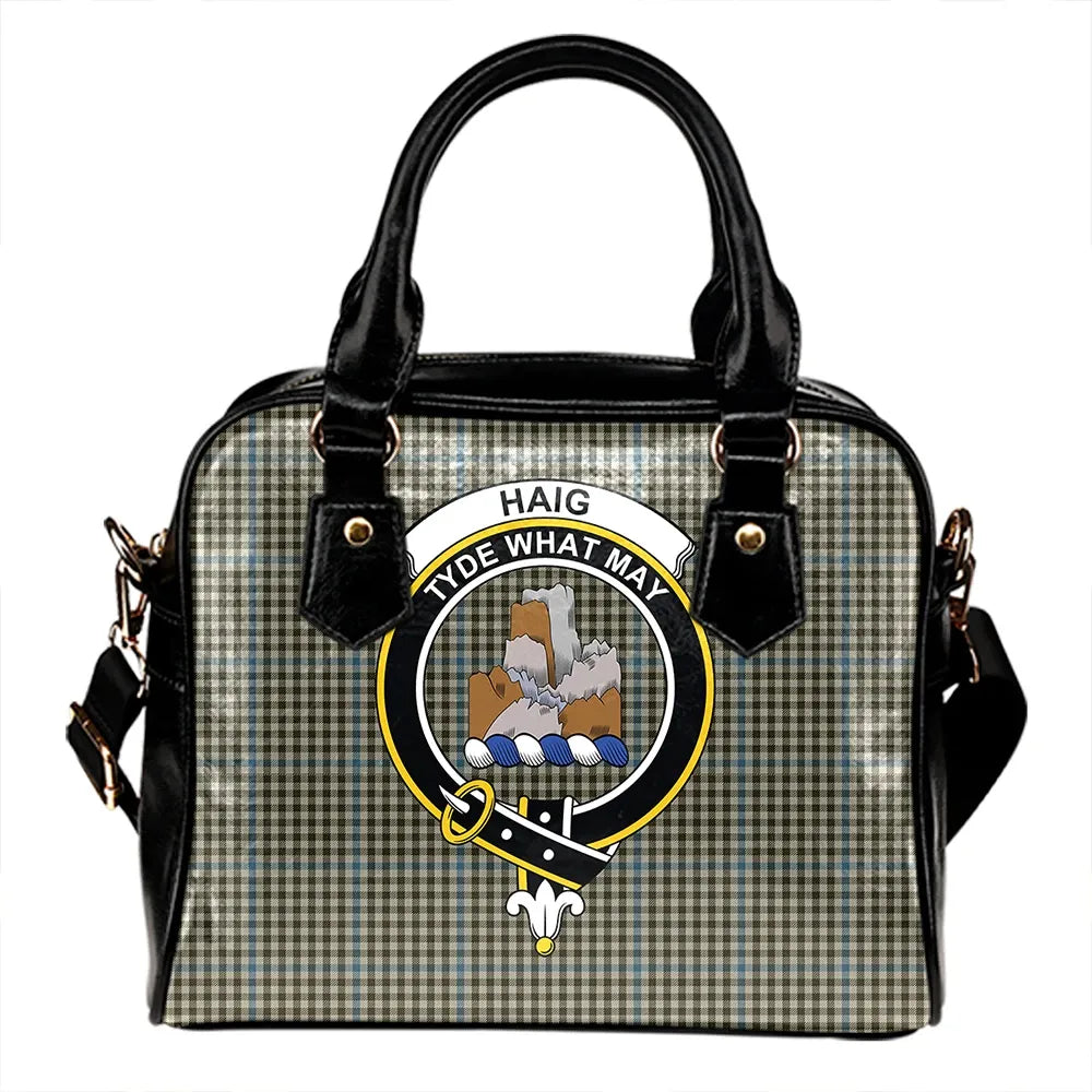 Haig Check Tartan Classic Shoulder Handbag