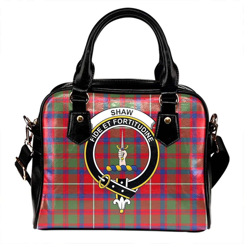 Shaw Red Modern Tartan Classic Shoulder Handbag