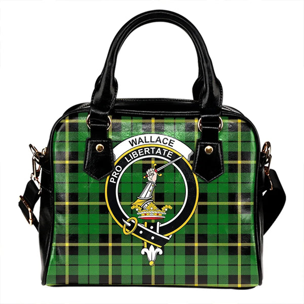 Wallace Hunting Green Tartan Classic Shoulder Handbag