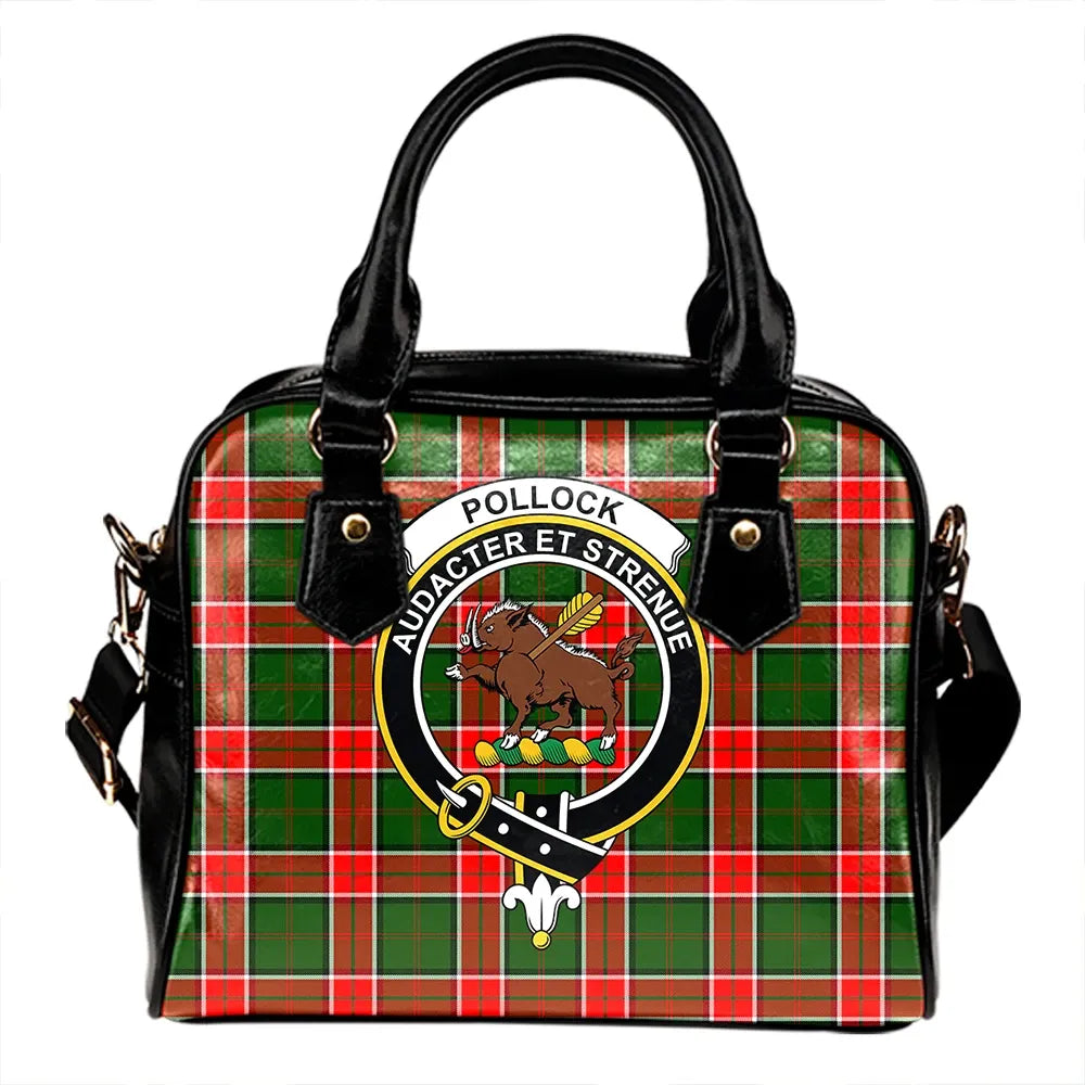 Pollock Modern Tartan Classic Shoulder Handbag