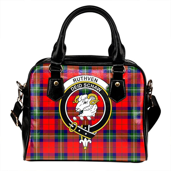 Ruthven Modern Tartan Classic Shoulder Handbag