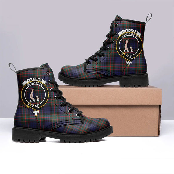 Fletcher of Dunans Tartan Classic Leather Boots